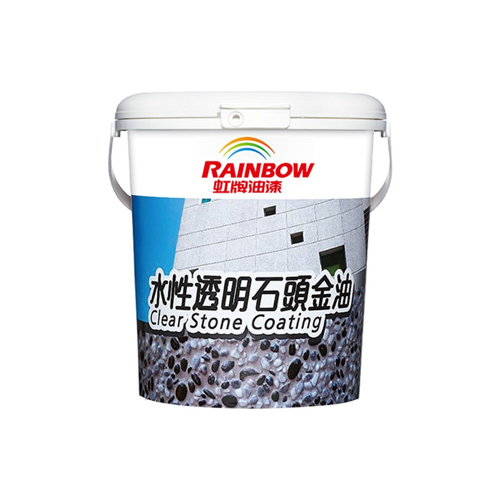 Rainbow_虹牌油漆】472水性透明石頭金油消光（1加侖裝）消光｜地板油漆