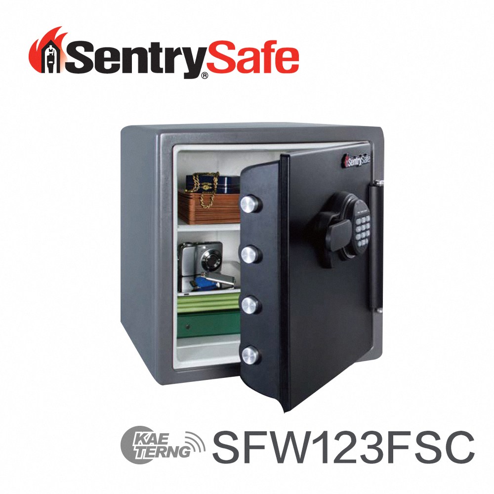Sentry Safe 電子密碼鎖防火防水金庫保險箱保險櫃SFW123FSC｜五金工具