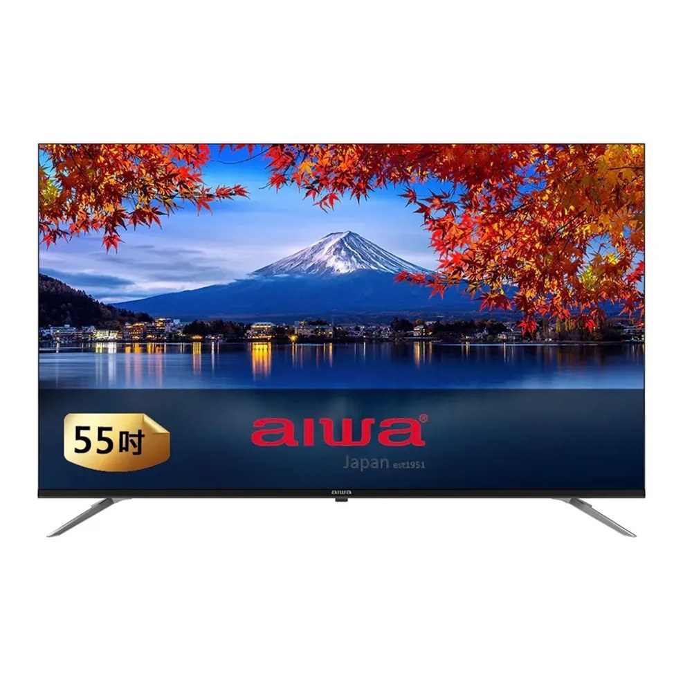 AIWA 日本愛華55吋4K HDR Google TV QLED量子點智慧聯網液晶顯示器AI