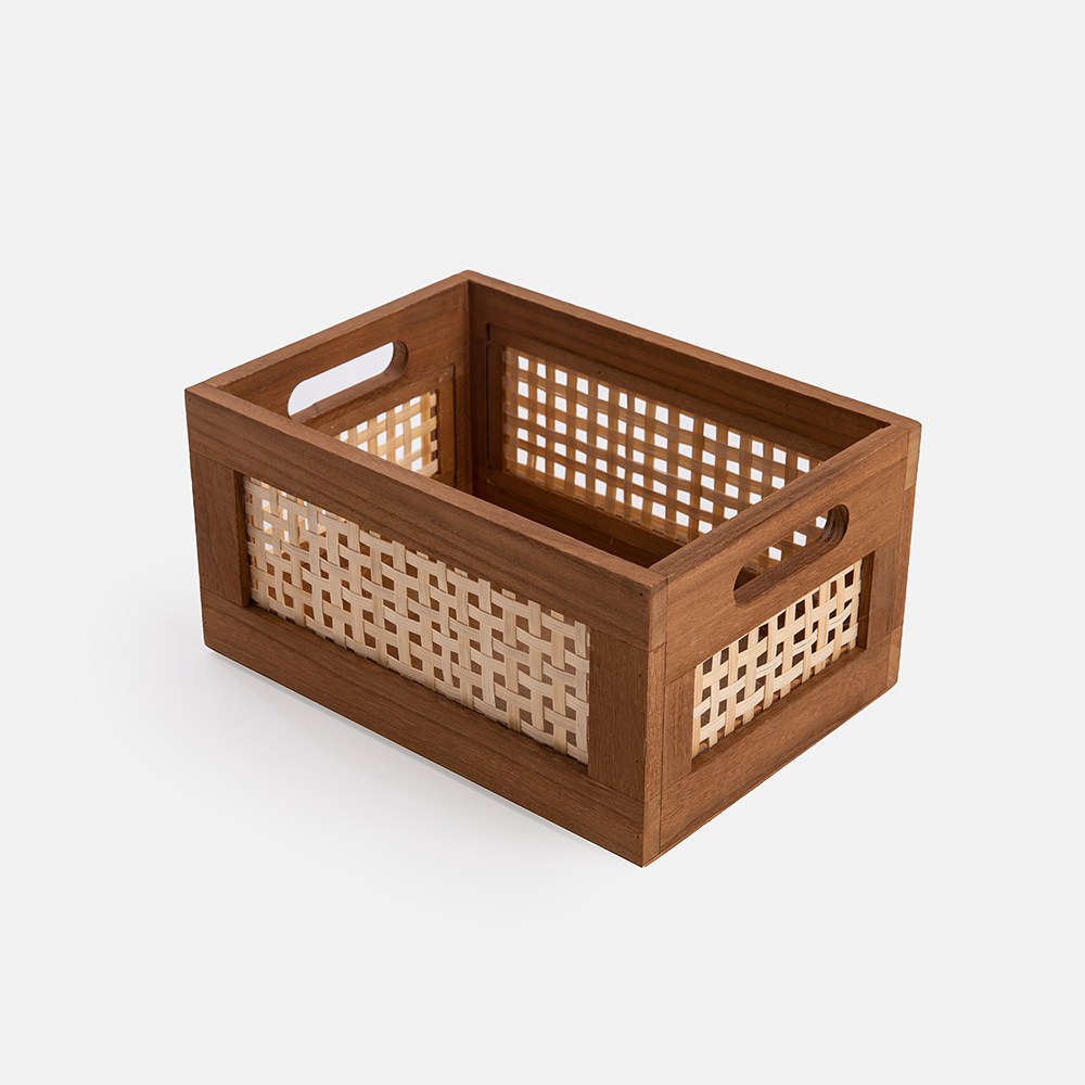特力屋可堆疊竹編桐木箱-小27X19X13.9公分｜層架收納｜特力屋．特力屋