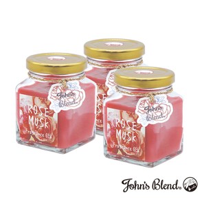 日本John's Blend 擴香膏(135g/瓶)(麝香玫瑰)3入