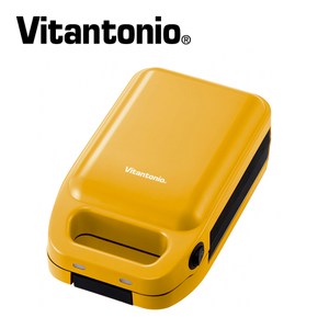 Vitantonio厚燒熱壓三明治機(起司黃)+Iris寬口保溫保冷瓶-白