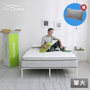 【SleepCare】極致膠囊獨立筒床墊-單人加大3.5尺(贈超細纖維