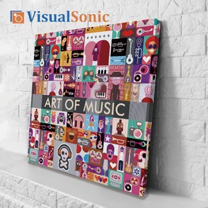VISUAL SONIC超薄藍牙畫布音箱 Art Of Music