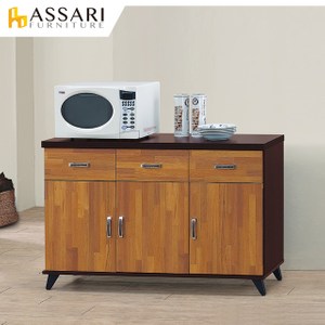 ASSARI-威爾森4尺餐櫃(寬121x深40x高81cm)