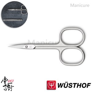 《WUSTHOF》德國三叉牌 9cm角質剪刀(5019) 鍍鎳 表皮剪刀