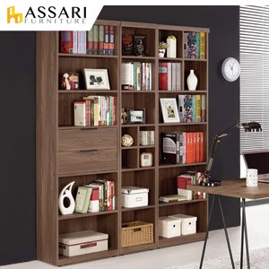 ASSARI-諾艾爾1.3尺開放書櫃(寬40x深32x高195cm)