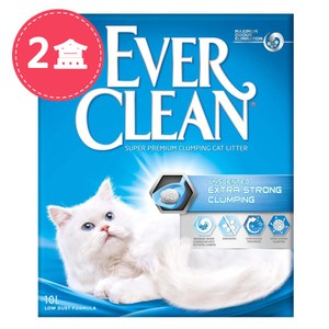【Ever Clean】藍鑽歐規結塊貓砂-9kgX2盒-強效無香
