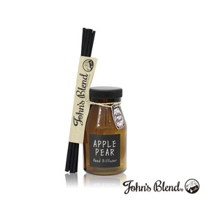 日本John's Blend 室內香氛擴香瓶(140ml/瓶)蘋果甜梨