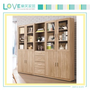【LOVE樂芙】瓦盧卡斯6.6尺系統組合書櫃