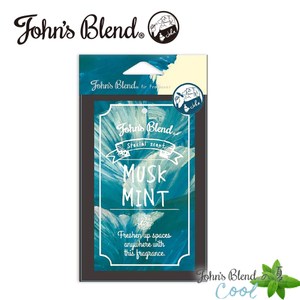 日本John's Blend空氣清新香片(麝香薄荷) 1枚入-2入組