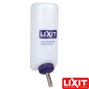 金德恩 美國製造 LIXIT 45度出水鋼管設計 中小型寵物飲水瓶 960cc