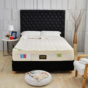 【睡芝寶】三線天絲棉涼感抗菌+高蓬度硬式獨立筒床墊單人3.5尺