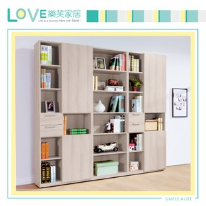 【LOVE樂芙】瓦珊蒂7尺系統式組合書櫃