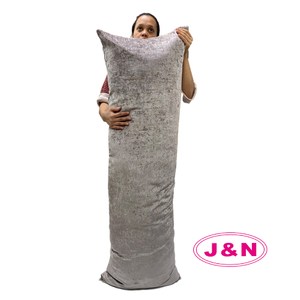 【J&N】艾爾絲絨巨無霸長抱枕50*150駝色(1入)駝色