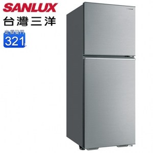 SANLUX 台灣三洋321公升定頻雙門冰箱SR-C321B1