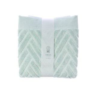 HOLA 葡萄牙純棉浴巾-斜角綠70x140cm