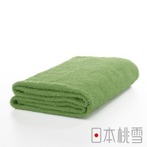 日本桃雪【精梳棉飯店浴巾】茶綠