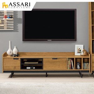 ASSARI-摩德納6尺電視櫃(寬182x深40x高50cm)