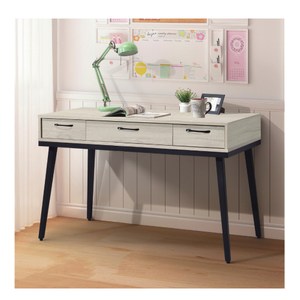 【MUNA 家居】B207型白橡色4尺書桌