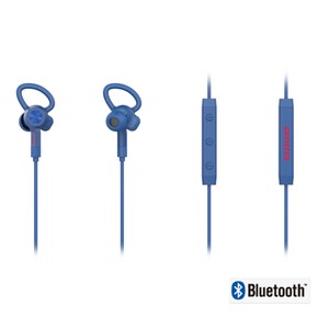 福利品AIWA 藍芽耳機-藍色 EB601BE