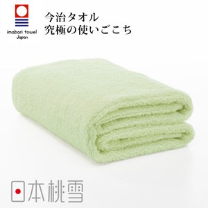 日本桃雪【今治超長棉浴巾】萊姆綠