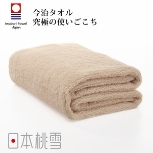 日本桃雪【今治超長棉浴巾】咖啡色
