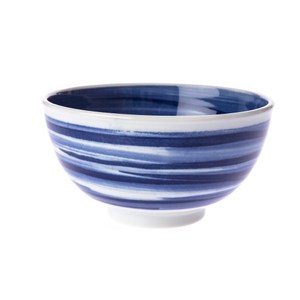 日本輕量藍渦6吋麵碗