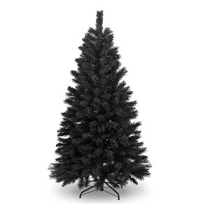 摩達客 台灣製12尺時尚豪華版黑色聖誕樹 裸樹(不含飾品不含燈)