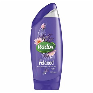 英國Radox洗髮沐浴露-薰衣草+睡蓮(250ml)*6