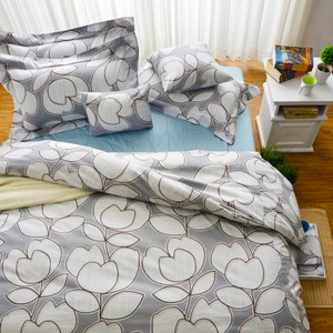 【Cozy inn】花趣-200織精梳棉被套床包組(雙人)
