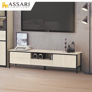 ASSARI-韋克6尺電視櫃(寬180x深40x高46cm)