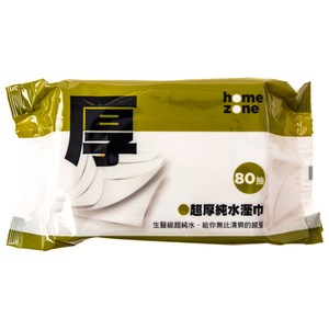 (組)HomeZone超厚純水溼巾80抽 12包