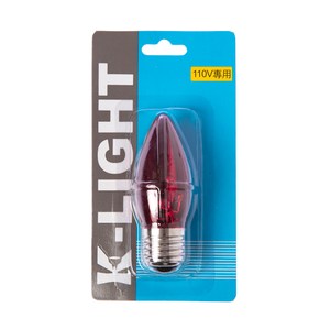 LED 1W 專利蠟燭燈泡 E27 紅光