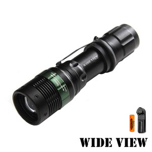 【WIDE VIEW】Q5 LED強光變焦手電筒組(NZL-W109-AT)