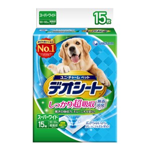 【日本Unicharm消臭大師】超吸收狗尿墊(4L)(15片)
