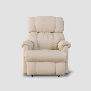 La-Z-Boy 512靠牆式雙電動牛皮休閒椅 米白