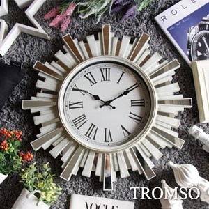 TROMSO法式香榭-雅典陽光刷白鏡飾時鐘