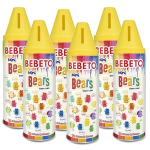 Bebeto蠟筆彩虹熊軟糖200g(6入)