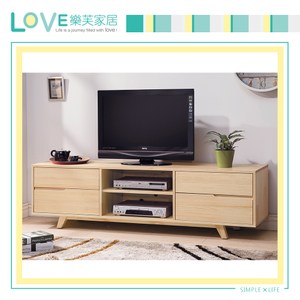 【LOVE樂芙】瓦羅本北歐6尺實木電視櫃
