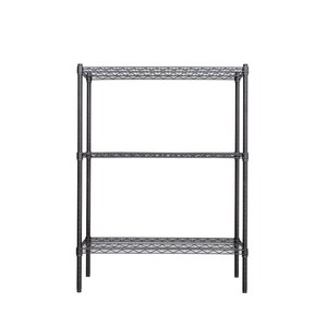【dayneeds】荷重型 90x45x120公分 烤漆三層架 黑色